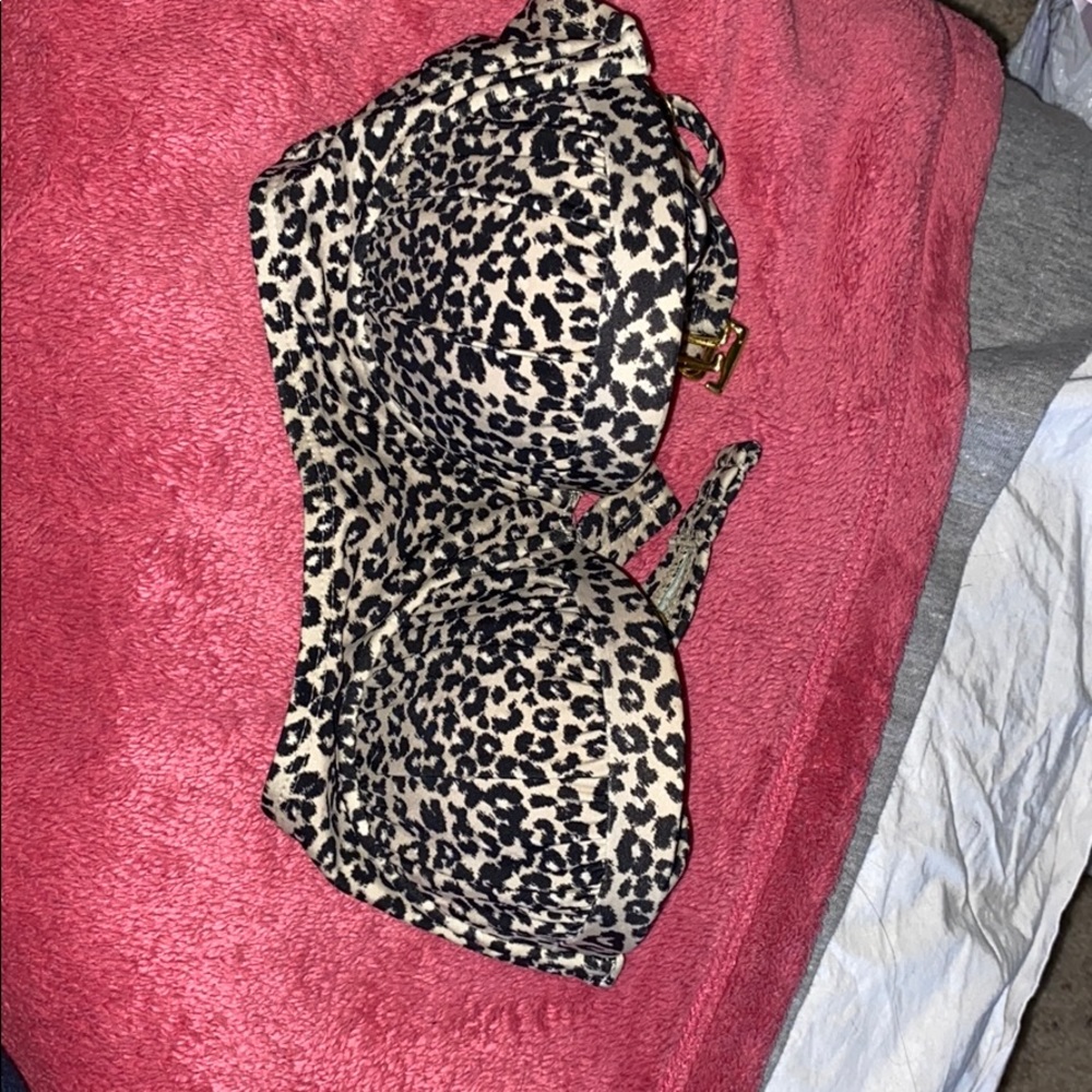 Xhilaration Cheetah push up bikini top